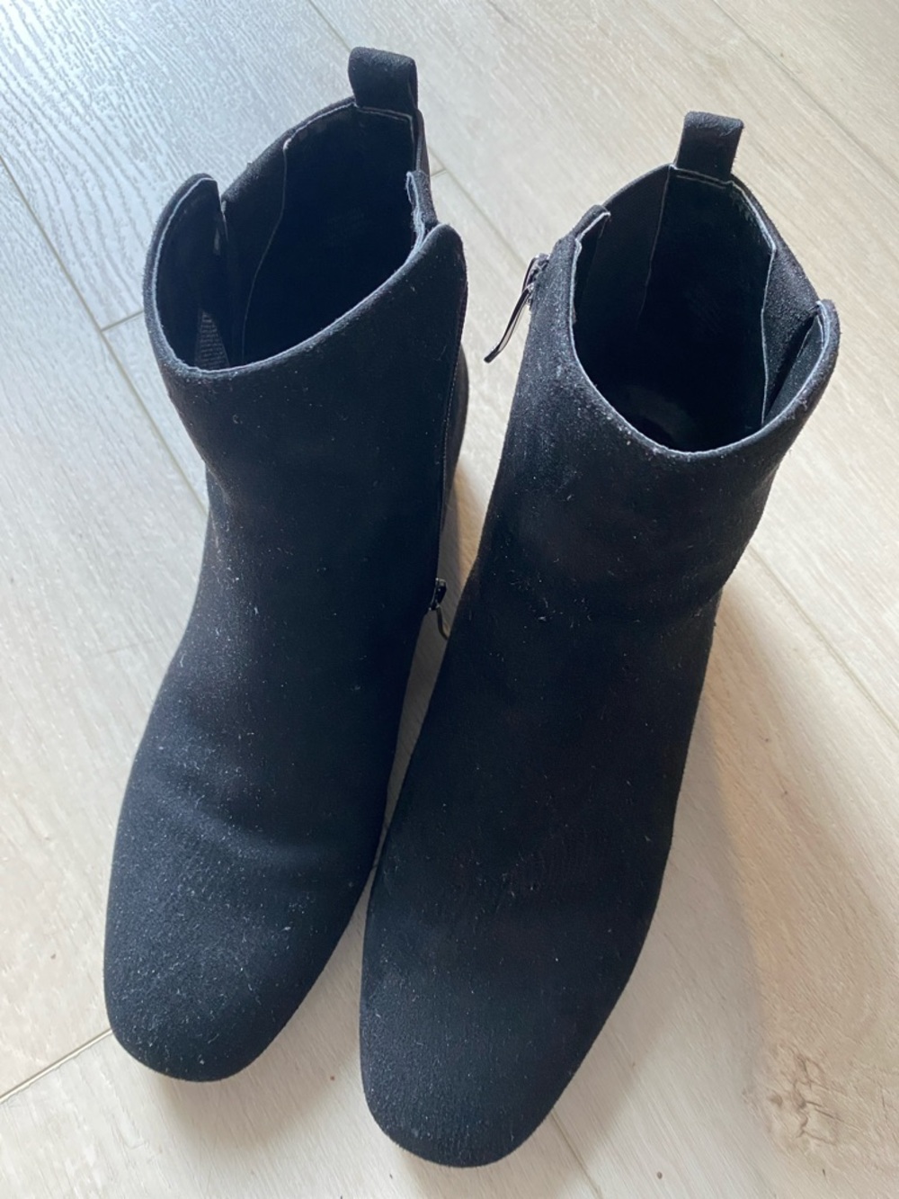 Easy Spirit Black Suede Ankle Booties